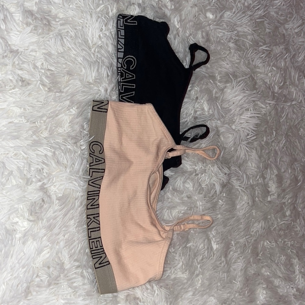 Calvin Klein sports bras. size -  14/16. Never worn before